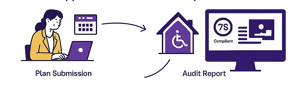 What Happens After You Click Request Audit - Process Flow